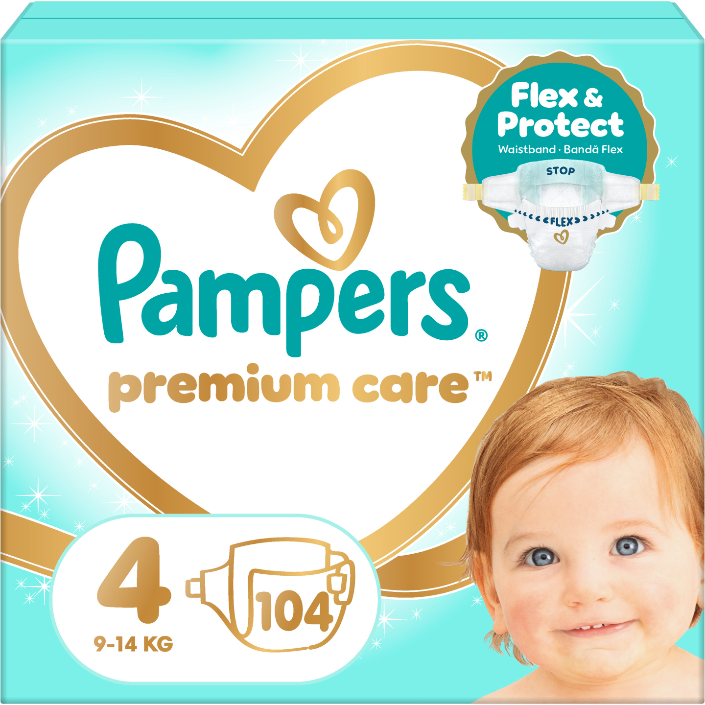 Одноразові підгузки Pampers Premium Care Розмір 4 (9-14 кг), 104 шт. (80845212)